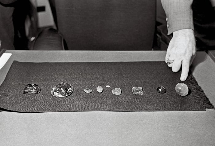 ...which were later recovered, including the 563-carat Star of India Sapphire.
